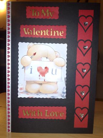 Open Heart Edged Card by Hayley Griffiths