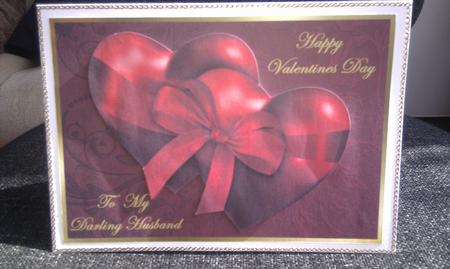 Valentine Hearts to My Darling Husband by Hayley Griffiths