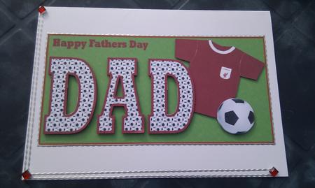Happy Fathers Day Dad Dl Cardfront by Hayley Griffiths