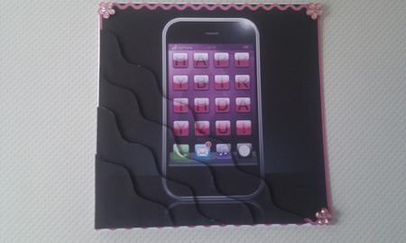 Smart Phone Wavy Corner Side Stacker Topper by Hayley Griffiths
