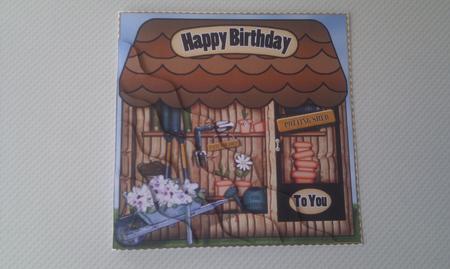 The Potting Shed Wavy Corner Side Stacker Topper by Hayley Griffiths