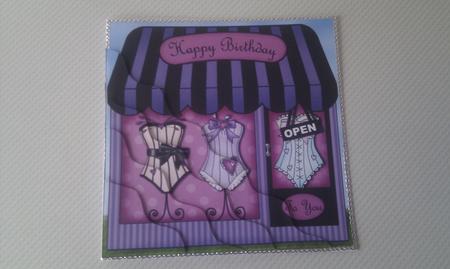 Ohh La La! Wavy Corner Side Stacker Topper by Hayley Griffiths