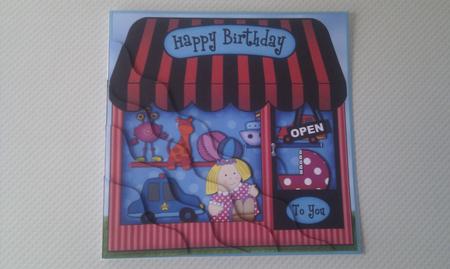 The Little Toy Shoppe Wavy Corner Side Stacker Topper by Hayley Griffiths