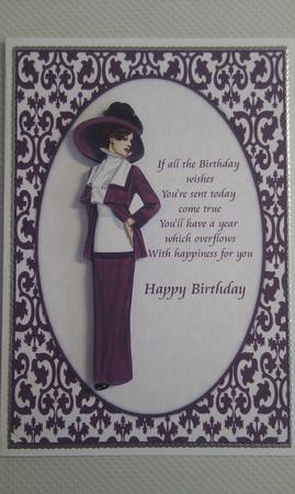 Burgundy Framed Verse by Hayley Griffiths