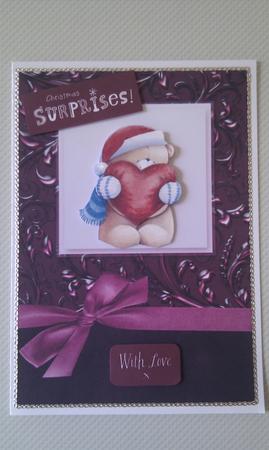 Luxurious A5 Card Fronts with Bow by Hayley Griffiths