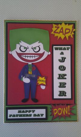 What a Joker! Fathers Day or Birthday by Hayley Griffiths