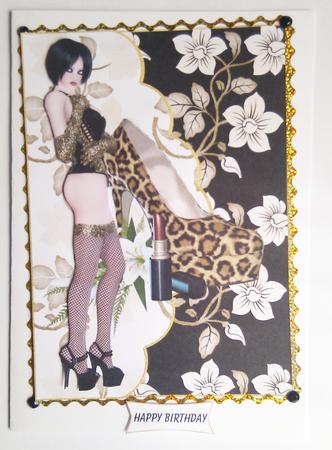 Pinup and Her Shoe 4 by Hayley Griffiths