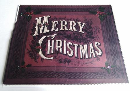 Christmas Merry Christmas Vintage by Hayley Griffiths