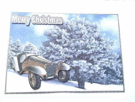 Vintage Car in the Snow by Hayley Griffiths