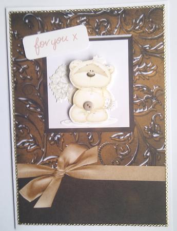 Luxurious A5 Card Fronts with Bow by Hayley Griffiths