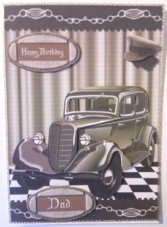 The Vintage Chauffeur with Decoupage by Hayley Griffiths