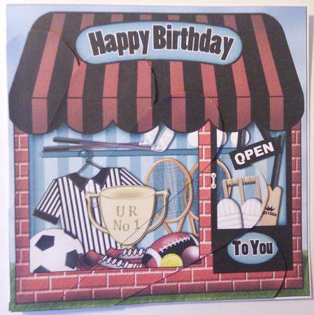 The Little Sports Shop Fan Pyramage Topper by Hayley Griffiths