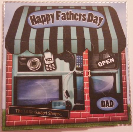 The Little Gadget Shop Fathers Day Shell Edged Stacker by Hayley Griffiths