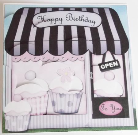 The Little Cupcake Shop Shell Edged Corner Side Stacker by Hayley Griffiths
