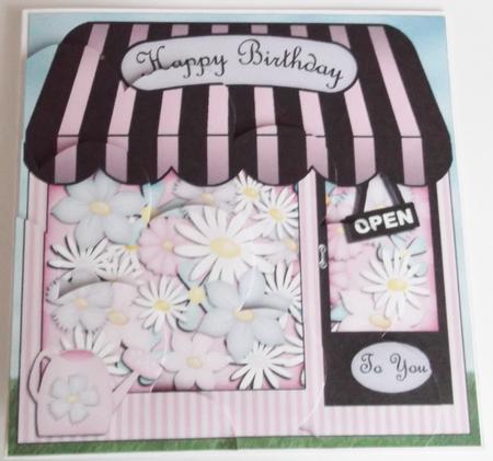 The Little Flower Shop Shell Edged Corner Side Stacker by Hayley Griffiths