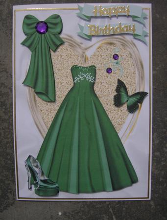 Gorgeous Emerald Evening Gown by Hayley Griffiths