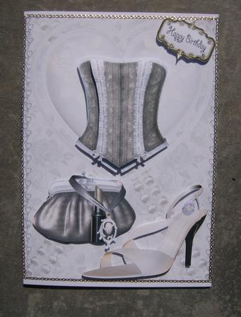 Party Night in Gold Decoupage by Hayley Griffiths