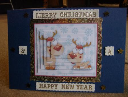 Super Cute Raindeers Pyramid Plus Extras by Hayley Griffiths