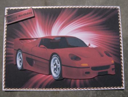 Red Sportscar by Hayley Griffiths
