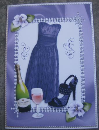 Party Dress & Champagne by Hayley Griffiths
