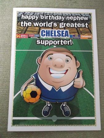 Chelsea Football Club Happy Birthday Nephew by Hayley Griffiths