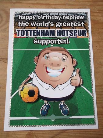Tottenham Hotspur Football Club Happy Birthday Nephew by Hayley Griffiths
