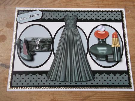 Evening Glamour - Dark Green by Hayley Griffiths