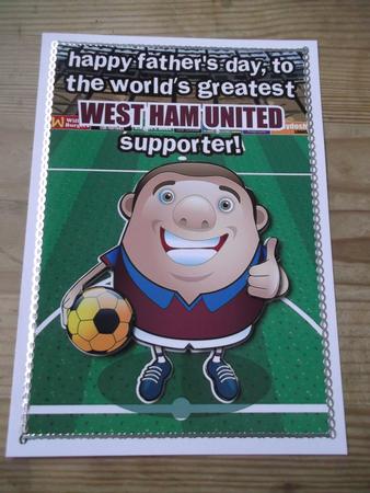 West Ham United Football Club Father's Day by Hayley Griffiths