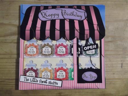 8 x 8 Little Sweet Shop Scalloped Corner Kit by Hayley Griffiths