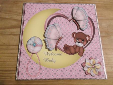 Welcoms Baby Girl Pink by Hayley Griffiths