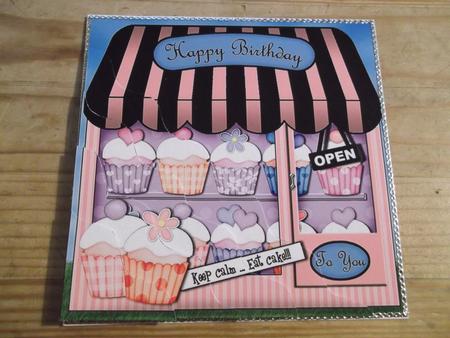 The Little Cupcake Shoppe Wavy Corner Side Stacker by Hayley Griffiths