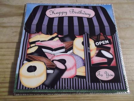 The Little Liquorice Allsorts Shop Wavy Corner Side Stacker by Hayley Griffiths
