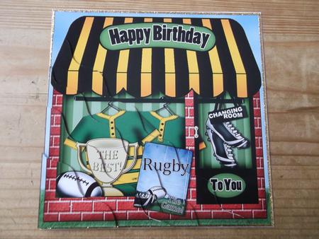 The Little Rugby Shoppe Wavy Corner Side Stacker by Hayley Griffiths