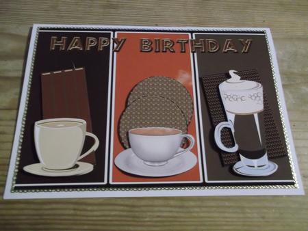 Hot Beverage Birthday Greeting Card by Hayley Griffiths