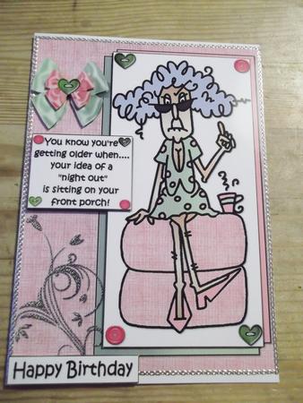 Stella Has a Night Out Quick Card by Hayley Griffiths