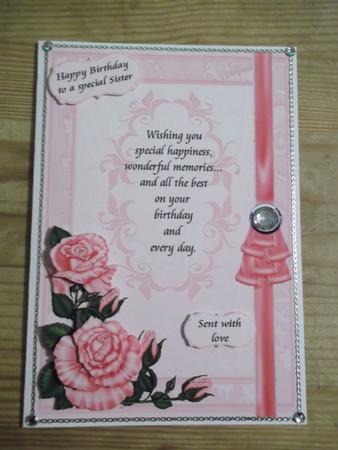 Pink Rose Birthday by Hayley Griffiths