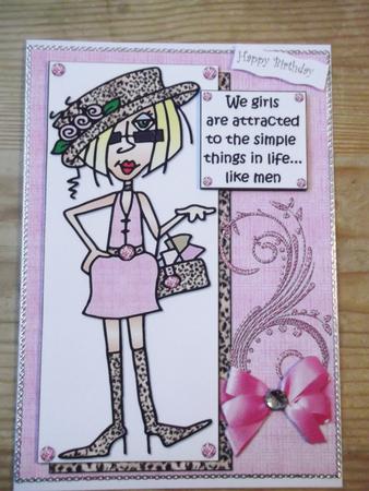 J.j Likes the Simple Things Quick Card by Hayley Griffiths