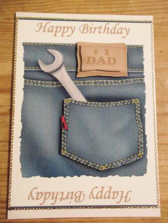 Jeans Pocket Dad Birthday by Hayley Griffiths