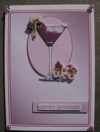Bridal Shower Cocktail Decoupage by Hayley Griffiths