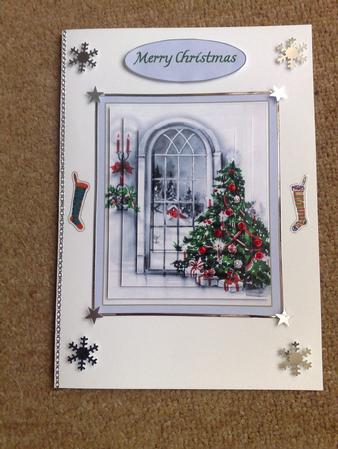 Christmas from Your Living Room Pyramid Soft Blue by Hayley Griffiths