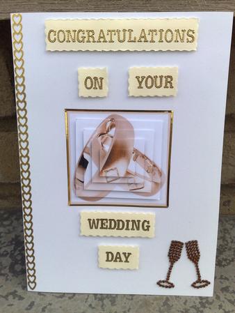 Golden Wedding Rings Pyramid by Hayley Griffiths
