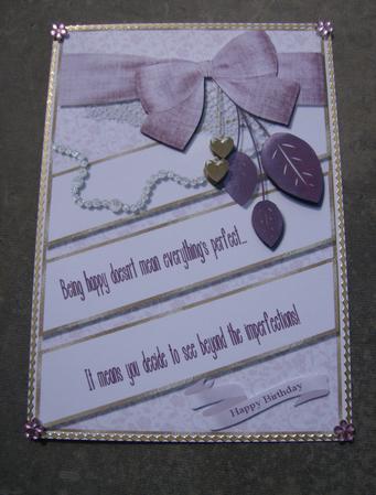 Being Happy Card Topper by Hayley Griffiths