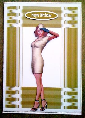 Hello Boys 1 Card Front by Hayley Griffiths
