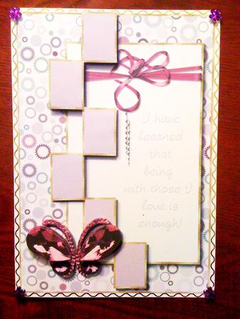 I Have Learned Card Topper by Hayley Griffiths