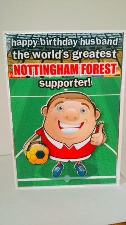 Nottingham Forrest Football Club Husband by Hayley Griffiths