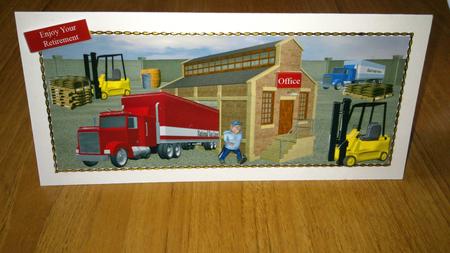 The Yard Office Card Topper & Decoupage by Hayley Griffiths