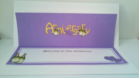 Wedding Anniversary Large Dl Matching Large Dl Insert by Hayley Griffiths