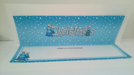 Xmas Merry Christmas Matching Large Dl Insert by Hayley Griffiths