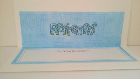On Your Retirement Large Dl Matching Insert by Hayley Griffiths