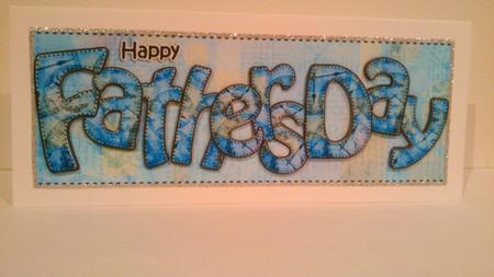 Large Dl Fathers Day Card & 3D Decoupage by Hayley Griffiths